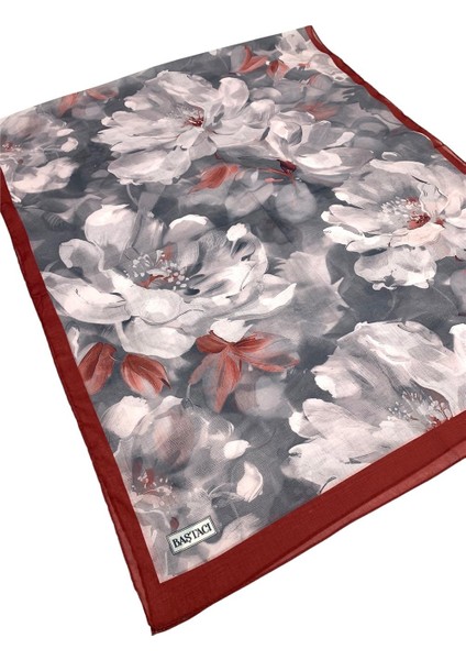 Soft Çiçek 0348 Bordo Şal modelleri