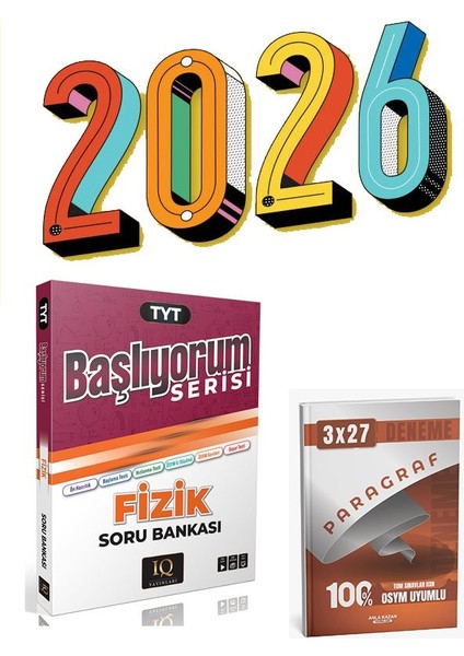 Iq 2026 Yks Tyt Fizik Başlıyorum Soru Bankası+Anla Kazan Paragraf