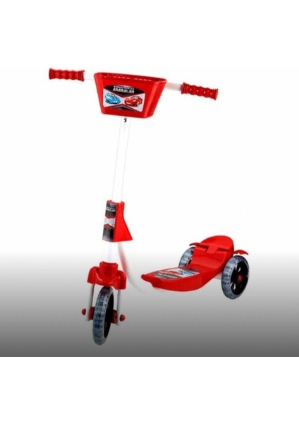 Silikon Tekerli Sepetli Frenli Scooter