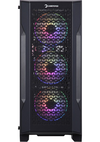Savagis 550W 80+ Bronze Atx 4*argb Fan Temperli Cam Hub Siyah Gaming Kasa modelleri