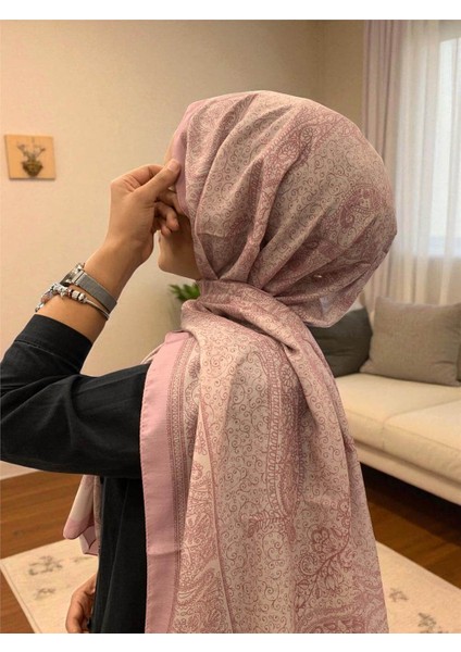 2025 Yaz Sezonu Pudra Kilim Desen Şal fiyatları