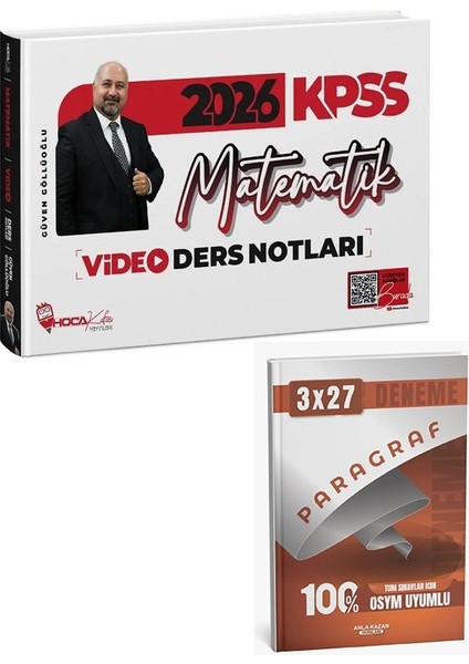 Hoca Kafası 2026 Kpss Matematik Video Ders Notları+Anla Kazan Paragraf