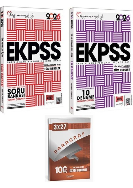 Yargı 2026 Ekpss Soru Bankası + 10 Deneme 2 Li Set+Anla Kazan Paragraf