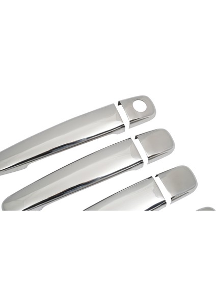 Peugeot 307 Uyumlu 2001-2008 Krom Kapı Kolu 4 Kapı Paslanmaz Çelik