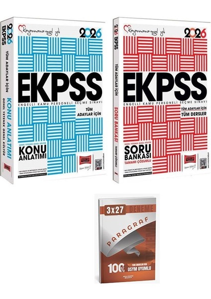 Yargı 2026 Ekpss Konu + Soru Bankası 2 Li Set+Anla Kazan Paragraf