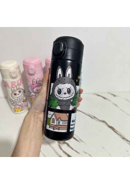 Patlama Labubu Sevimli Karikatür Termos Dak 304 Paslanmaz Çelik (Yurt Dışından)