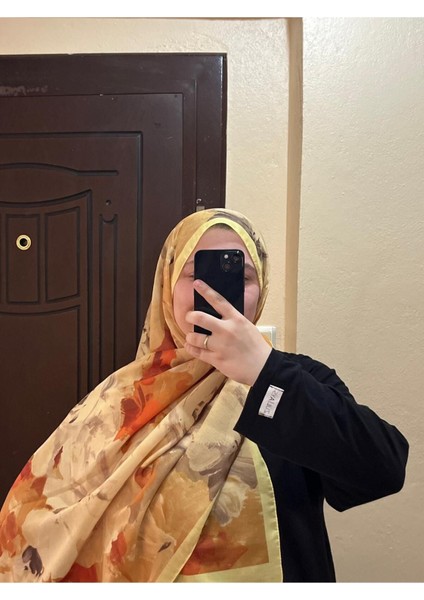 Çiçek Desenli Yazlık Pamuklu Şal Renkli 13