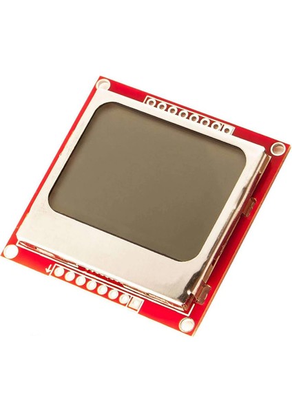 Nokia 5110 84x48 LCD Display Kırmızı Modül