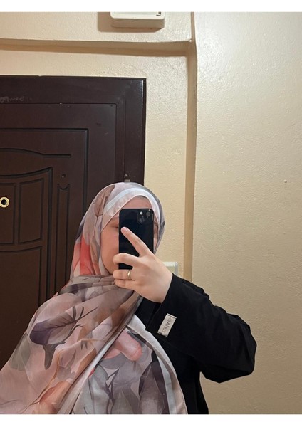 Çiçek Desenli Yazlık Pamuklu Şal Renkli 11