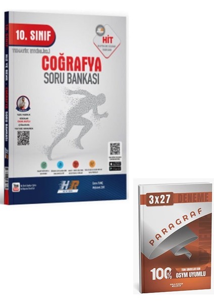Hız ve Renk 2026 10. Sınıf Coğrafya Hit Soru Bankası+Anla Kazan Paragraf