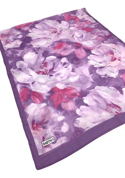 Soft Çiçek 0348 Eflatun Şal modelleri