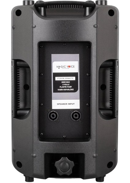 Magıcvoıce MV-3408 20 cm 200 Watt 8 Plastik Kabin Pasif Hoparlör (5232) fiyatları