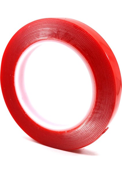 Çift Taraflı Silikon Bant Montaj Bandı Şeffaf 10 mm x 5 Metre Güçlü Çok Amaçlı Yapıştırıcı 1 Adet indirimleri