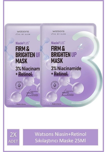 Niasin+Retinol Maske 25 ml x 2