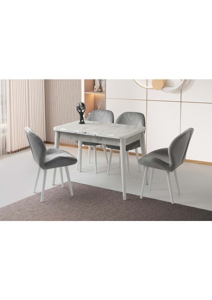 Marmo Mobilgen Porto Sandalye 120+30 Kelebek Kütük Hg Açılabilir Masa Takımı