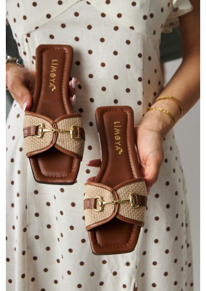 Elanor Taba Tokalı Düz Tabanlı Kadın Terlik fiyatları