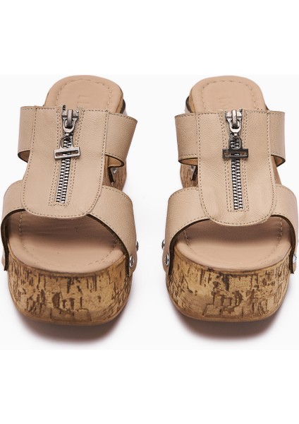 Goldis Bej Vida Detaylı Kadın Terlik indirimleri