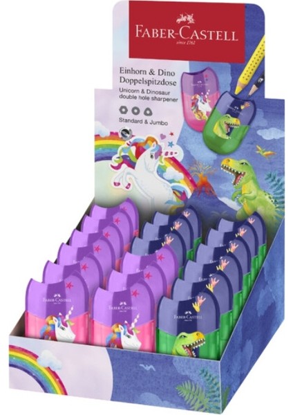 Faber Castell Dino Veya Unicorn Kalemtraş Lisanslı - 1 Adet