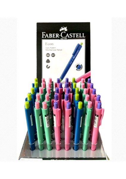 Faber Castell Econ Versatil Kalem 0.7 Uçlu Kalem Karışık Renk - 1 Adet