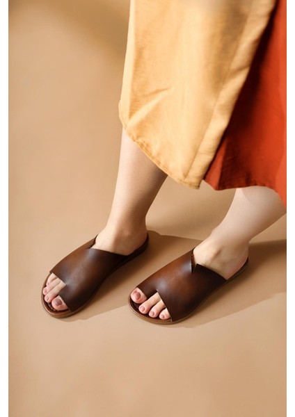 Hakiki Deri Nita Asimetrik Kesim Taba Terlik