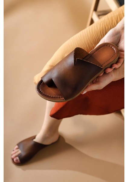 Hakiki Deri Nita Asimetrik Kesim Taba Terlik modelleri