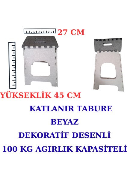 Katlanır Tabure Büyük Boy