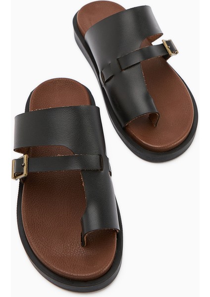 Enisa Siyah Parmak Arası Kadın Terlik fırsatları