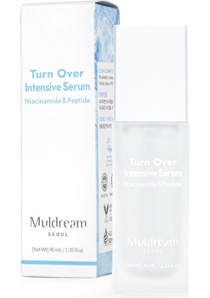 Turn Over İntensive Serum Niacinamide ve Peptid Yenileyici Serum Kore 40ml fiyatları