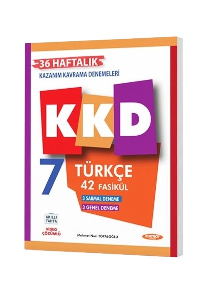 Kkd 7 Türkçe 36 Haftalık (Haftalık Kazanım Kavrama Denemeleri)