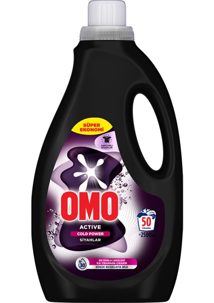 Active Cold Power Siyahlar Için Sıvı Deterjan 2500 ml