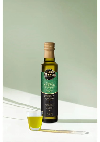 Erken Hasat Naturel Soğuk Sıkım Zeytinyağı 250 ml