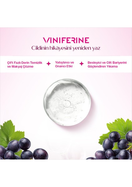 Viniferine Arındırıcı ve Yenileyici Cilt Temizleme Yağı modelleri