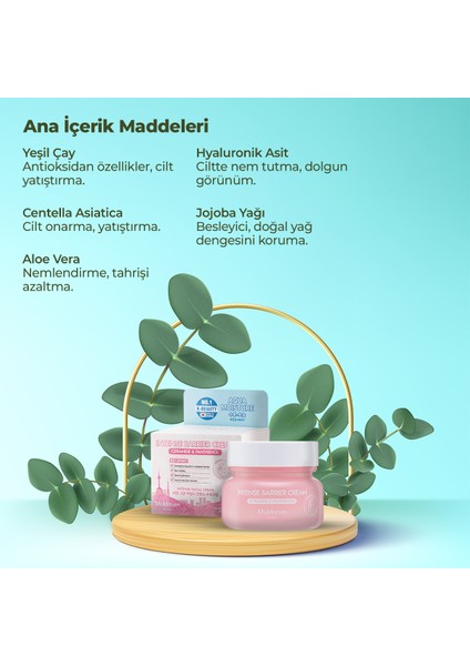 İntense Barrier Cream Kuru ve Hassas Cilt Onarıcı Bariyer Yoğun Nemlendirici Kore 60ml modelleri