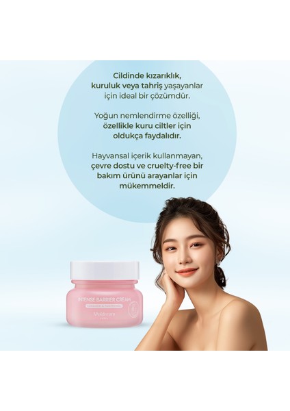 İntense Barrier Cream Kuru ve Hassas Cilt Onarıcı Bariyer Yoğun Nemlendirici Kore 60ml fırsatları