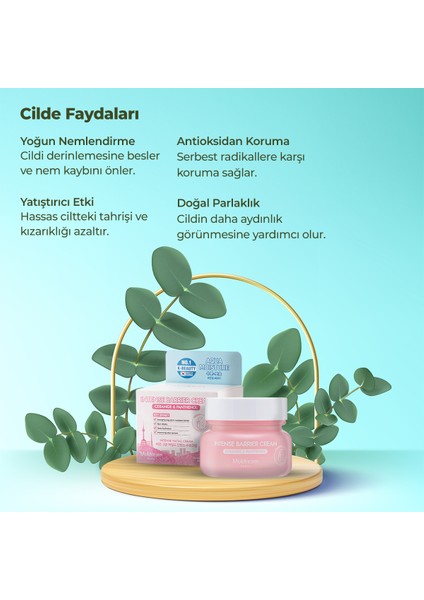 İntense Barrier Cream Kuru ve Hassas Cilt Onarıcı Bariyer Yoğun Nemlendirici Kore 60ml indirimleri