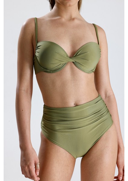 Yüksek Bel Toparlayıcı Bikini Alt