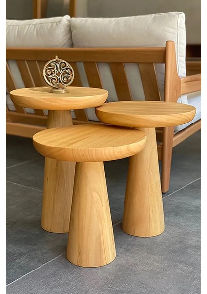 Mantar Sehpa Natural