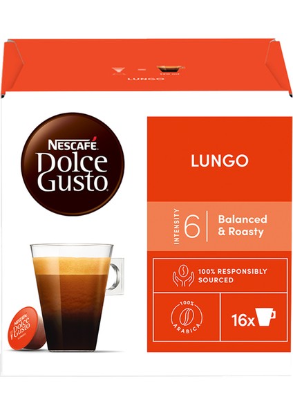 Dolce Gusto Lungo 89,6g 3X16 Kapsül modelleri