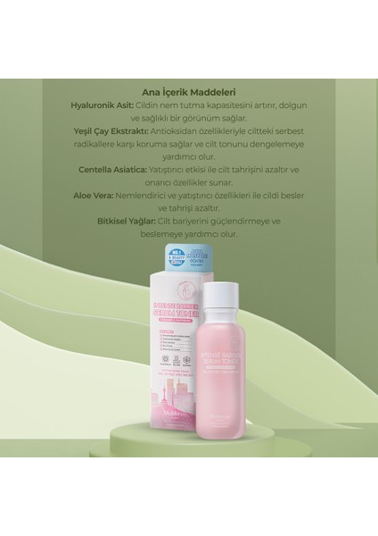 İntense Barrier Serum Toner Kuru ve Hassas Cilt Onarıcı Bariyer Tonik Kore 110ml fırsatları