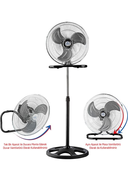 Rubenis Rbs-20 Premıum 18'' 130 W Vantilatör fiyatları