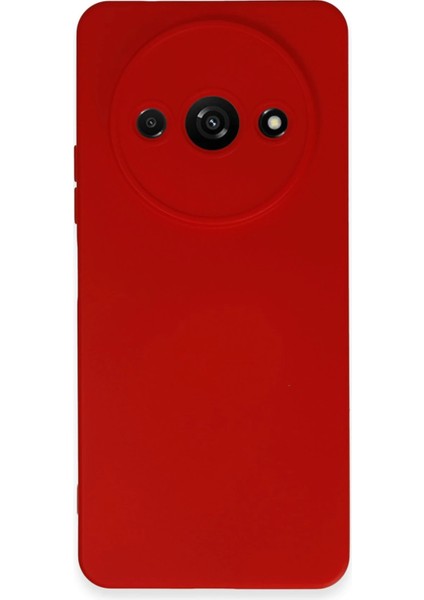Xiaomi Redmi A3 4g Kılıf Nano Içi Kadife Silikon - Kırmızı Arbkd
