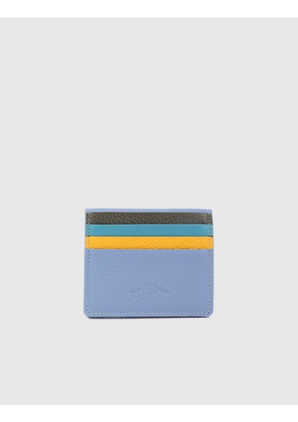 Piura Hakiki Deri Mavi Unisex Kartlık modelleri