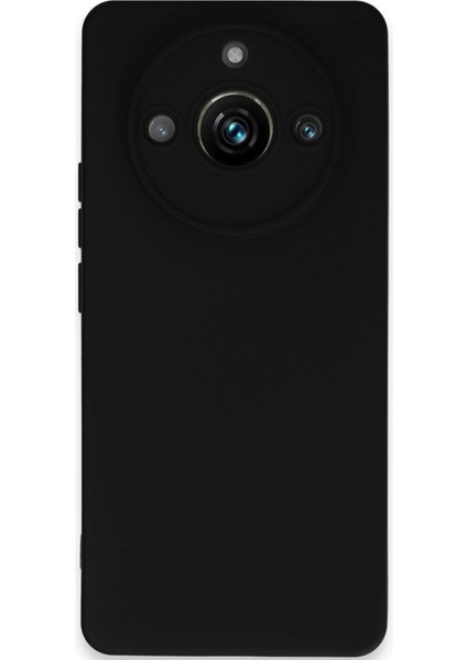 Realme 11 Pro Kılıf Nano Içi Kadife Silikon - Siyah Arbkd