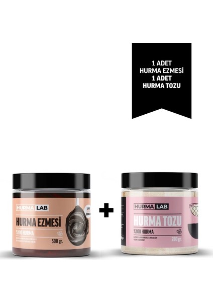 Hurma Ezmesi + Hurma Tozu