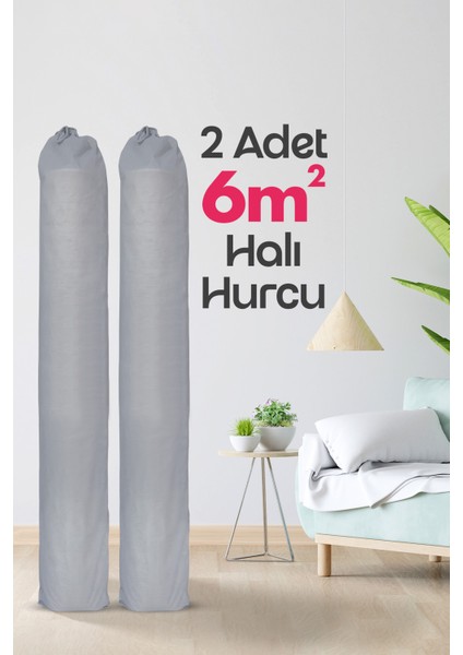 2 Adet Halı Hurcu, Halı Kılıfı, Halı Ambalajı, Halı Organizer