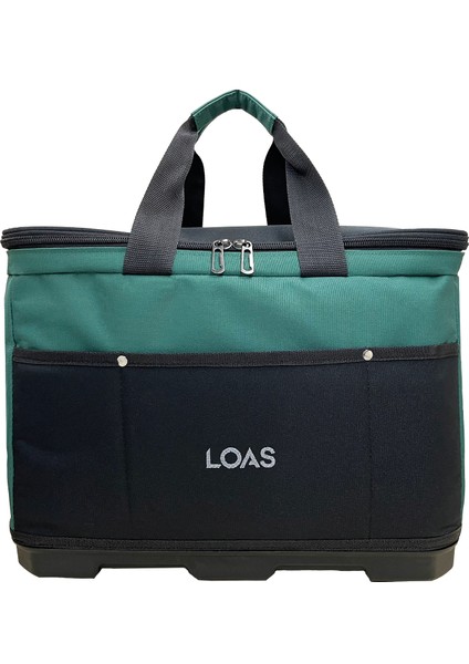 Plastik Tabanlı Kapaklı Orta Boy Alet Taşıma Çantası - LSTCTK18-PT - Loas