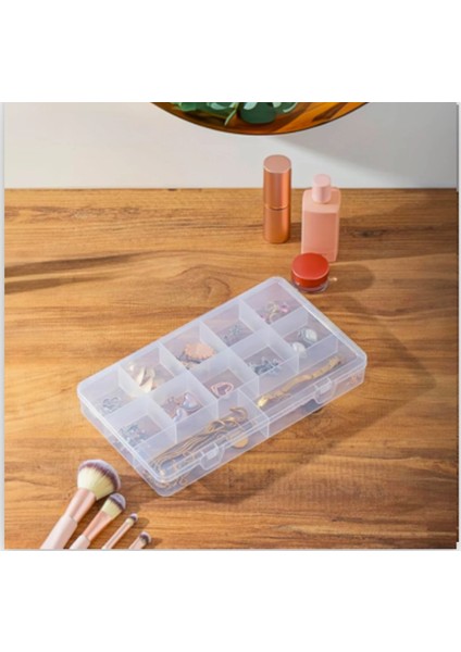 Bölmeli Kapaklı Kolye Yüzük Takı Kutusu/dikiş Kutusu/düzenleyici Kutu 20x10x3 modelleri