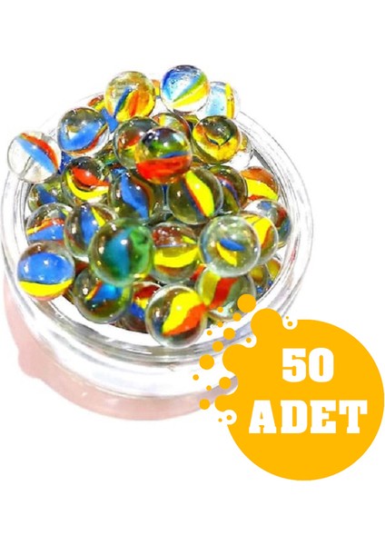 50'li Nostaljik Bilye Misket Oyuncak Cam Çocuk Oyun Misketi