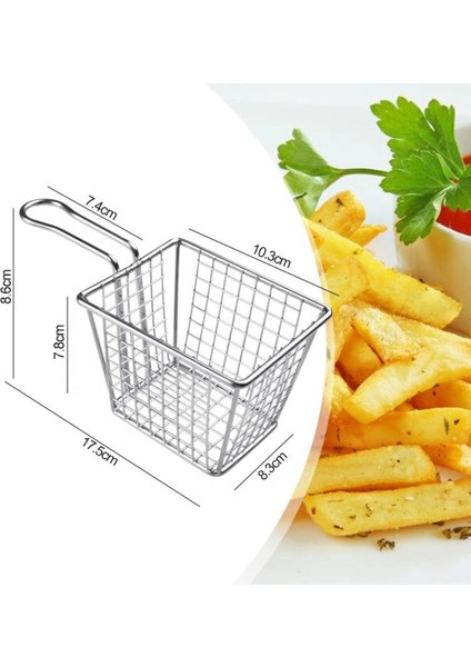 Kare Patates Sunum Sepeti, Şık ve Kullanışlı Mutfak Aksesuarı. fırsatları