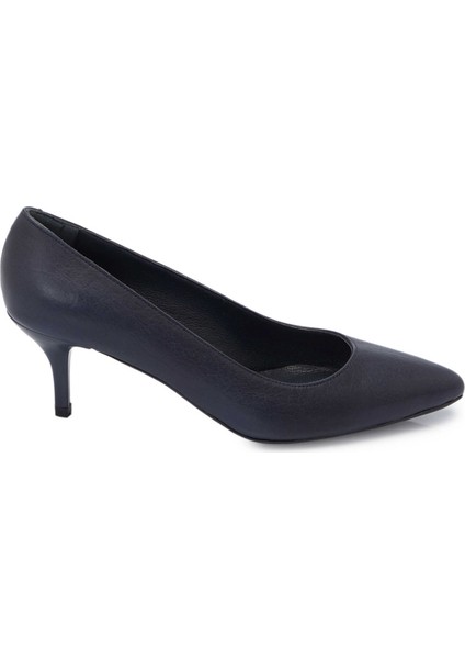Lacivert Hakiki Deri Kadın Stiletto - K24S1AY67737-A31 fiyatları